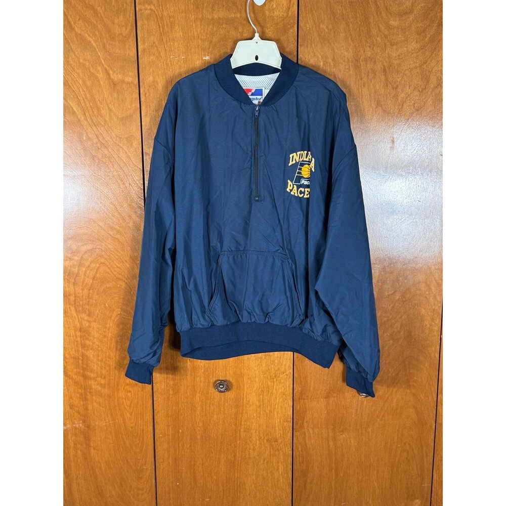 Vintage Indiana Pacers NBA Basketball Swingster Nylon‎ Jacket XL USA